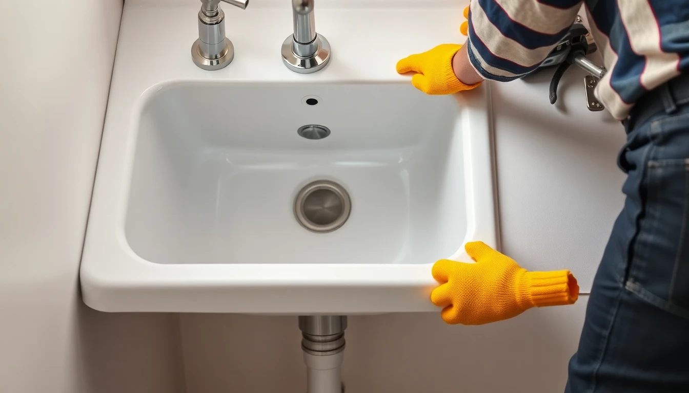 Sink installation